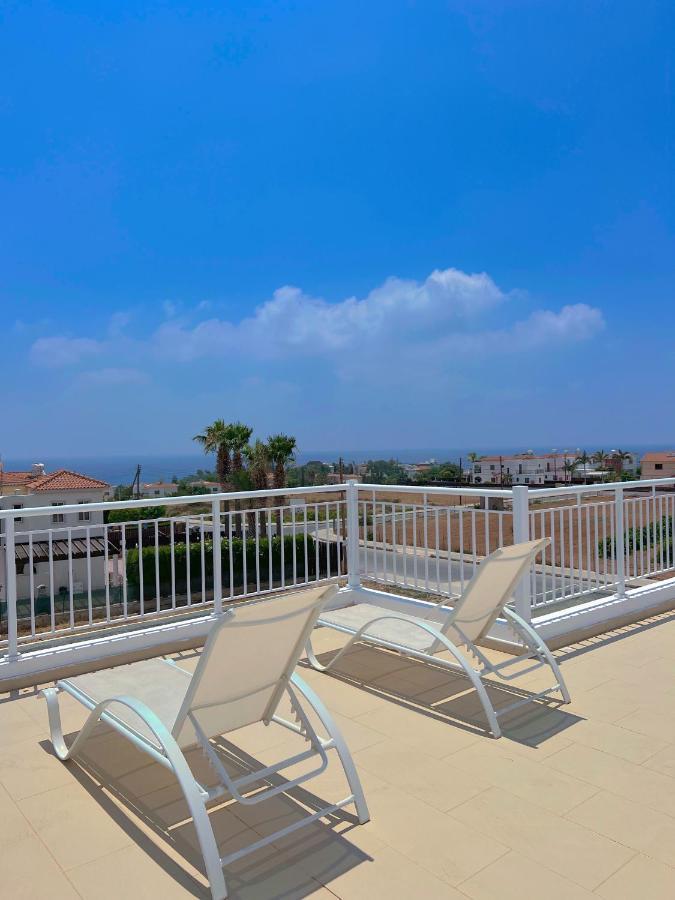3 Bedroom Coral Bay Beach Seaview Villa I Private Pool Peyia Buitenkant foto